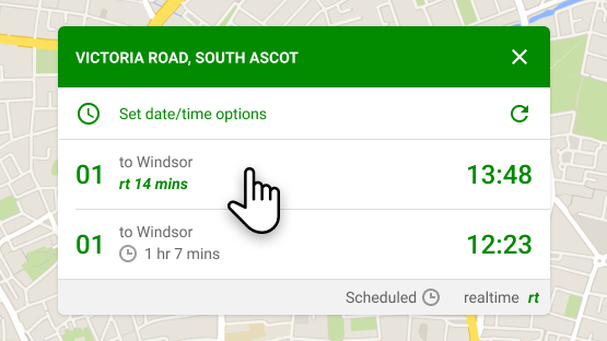 Bus tracker instructions