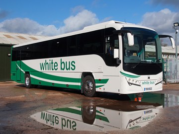 Coach Hire | White Bus
