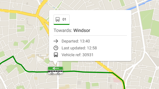 Bus tracker instructions