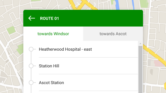 Bus tracker instructions